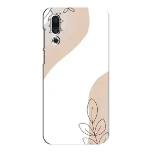 Чехол с принтом «Нюдовая веточка абстракция» для Meizu 16s