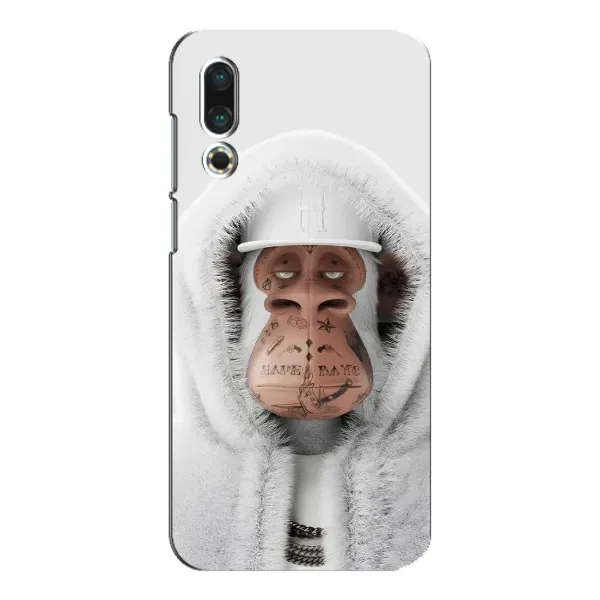 Чехол с принтом «обезьяна NFT в тату» для Meizu 16s