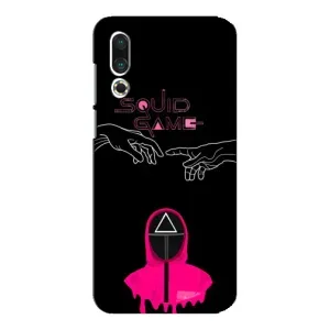 Чехол Гра в кальмара для Meizu 16s (Минимализм Игра кальмара)