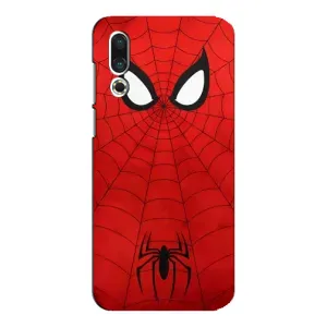 Чехол с человеком пауком для Meizu 16s - (AlphaPrint) (Паук (Марвел))