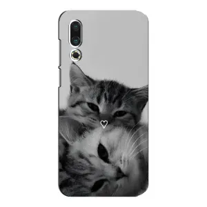 Чехол с рисунком кот на Meizu 16s (Пара котов)