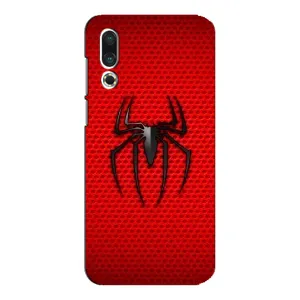 Чехол с человеком пауком для Meizu 16s - (AlphaPrint) (Паук Марвел)