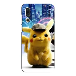 Чехол с Пикачу на Meizu 16s (Пикачу в городе)