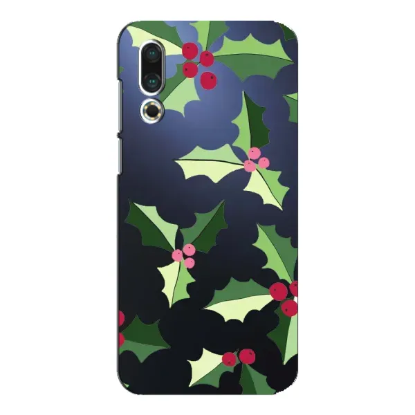Чехол с принтом «Рождественский фон» для Meizu 16s