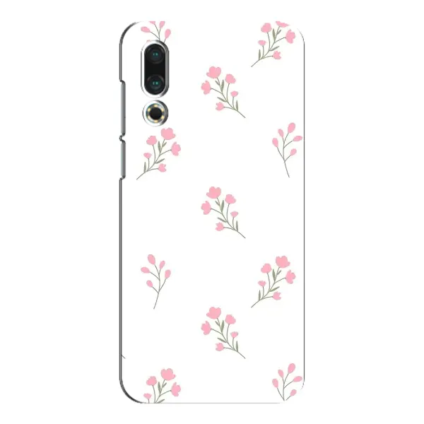 Чехол с принтом «Розовые цветы» для Meizu 16s