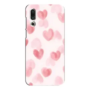 Чехол с розовым рисунком для Meizu 16s
