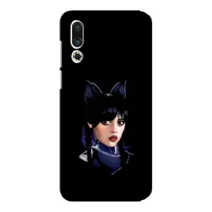 Чехлы Венсдей на Meizu 16s Уэнсдей (AlphaPrint) (серьезная Уэнздей)