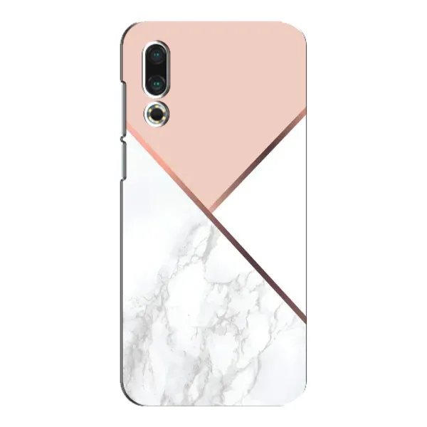 Чехол с принтом «Тройной мрамор» для Meizu 16s