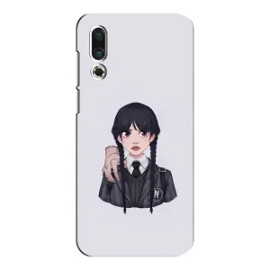Чехлы Венсдей на Meizu 16s Уэнсдей (AlphaPrint) (Уэнздей и Вещь)