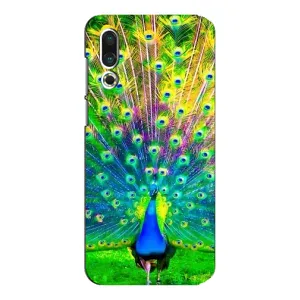 Чехол с птицами на Meizu 16s (VPrint) (Яркий Павлин)