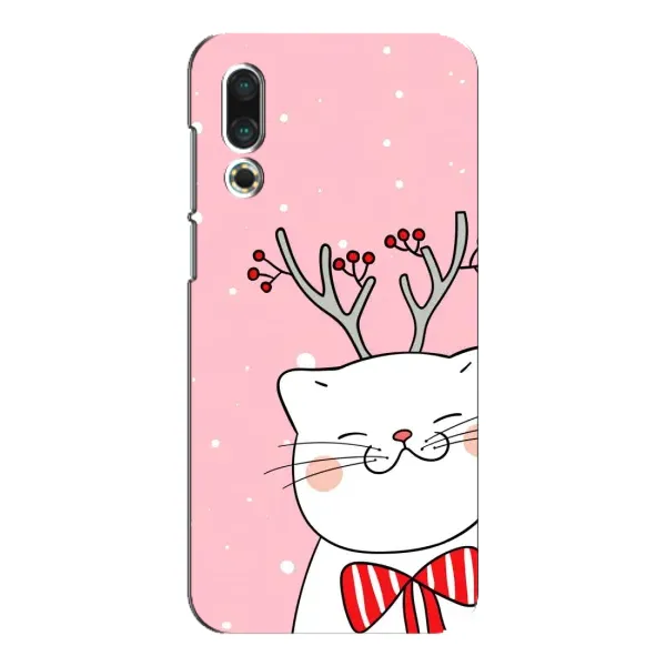 Чехол с принтом «Зимний кот» для Meizu 16s