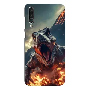 Чехол с картинкой «Хищники» для Meizu 16xs (Огненный динозавр)