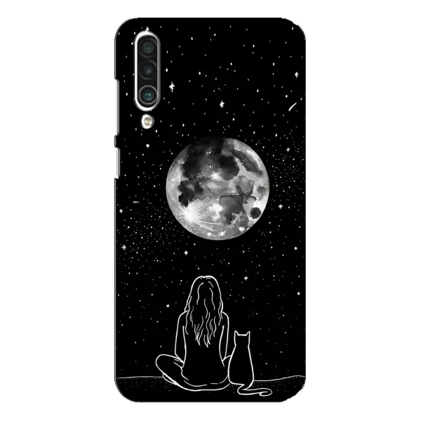 Чехол с принтом «Девушка с котом» для Meizu 16xs