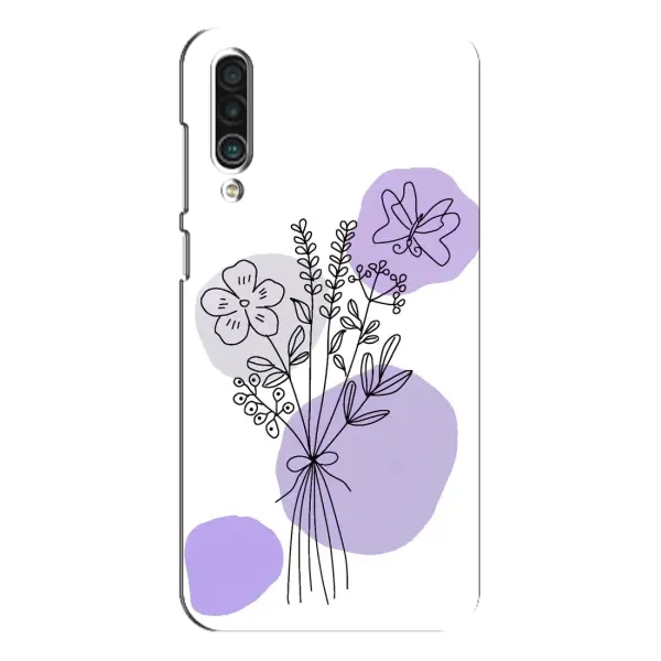 Чохол з принтом «Букет фіолетова абстракція» для Meizu 16xs