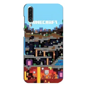 Чехол Майнкрафт на Meizu 16xs (AlphaPrint) Minecraft (фон Minecraft)
