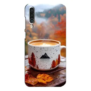 Чехол с уникальным дизайном «Осень с кофе» для Meizu 16xs (Кофе на природе)
