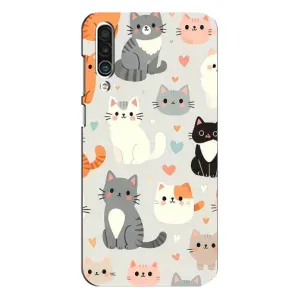 Чехол с рисунком кот на Meizu 16xs (Коллаж котов)