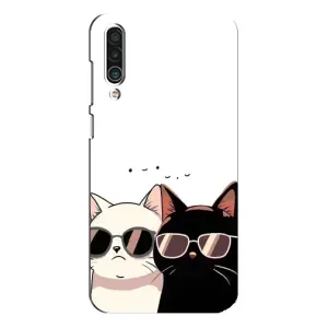 Чехол с рисунком кот на Meizu 16xs (Коты в очках)