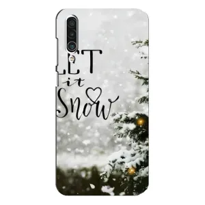 Новогодние, Праздничные Чехлы для Meizu 16xs - 2024 год (Let it snow)