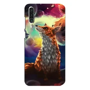Чехлы с картинкой Лисички для Meizu 16xs (VPrint) (Лисица в космосе)