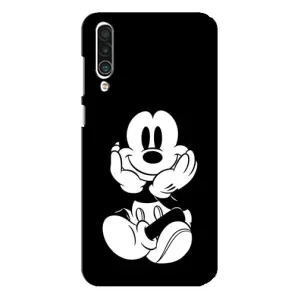 Міккі Маус чохол для Meizu 16xs (AlphaPrint - Мультяшні) (Маус на чорному)