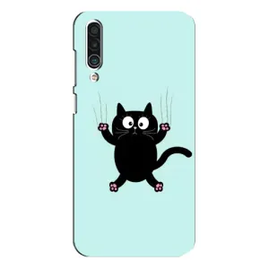 Чехол с принтом для Meizu 16xs (AlphaPrint) Модные коты (Падающий кот)