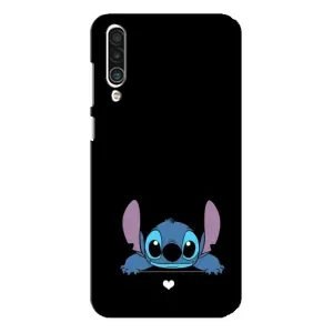 Чехол с принтом Стич на Meizu 16xs (Стич на черном)