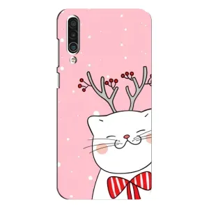 Новогодние Чехлы для Мейзу 16кс (VPrint) (Зимний кот)