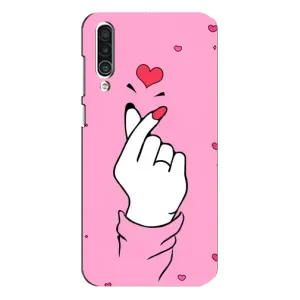 Чехол с принтом для Meizu 16xs (AlphaPrint - Знак сердечка)