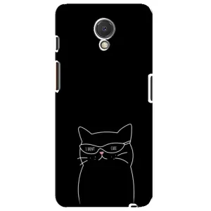 Чохол з малюнком кіт на Meizu M6s (Байдужий кіт)