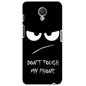 Чехол для Мейзу М6с - (AlphaPrint) с печатью (ТОП продаж) (Dont Touch)