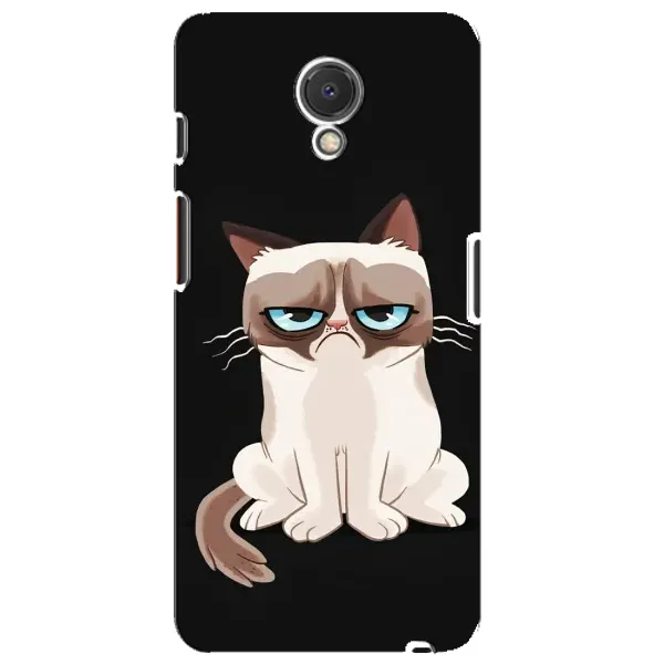 Чехол с принтом «Грустный кот» для Meizu M6s