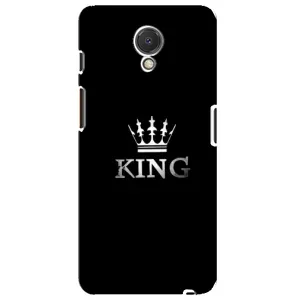 Чехол с Короной Мейзу М6с - (AlphaPrint) (KING)