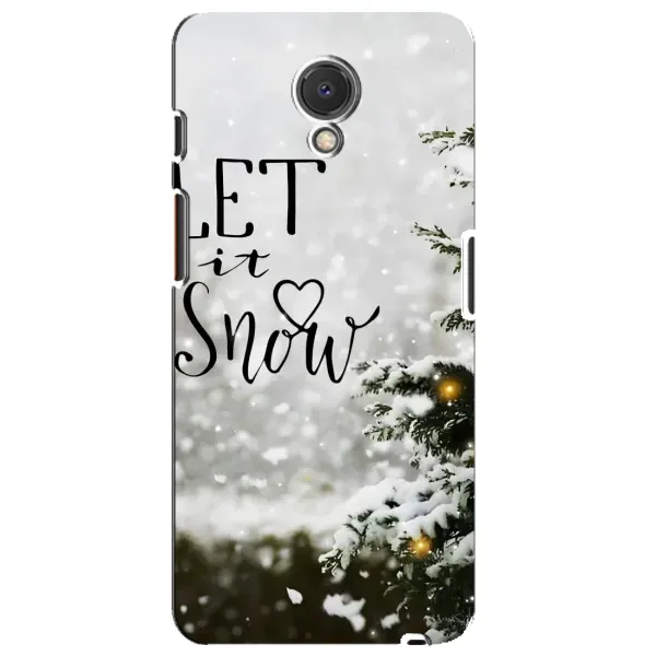 Чехол с принтом «Let it snow» для Meizu M6s