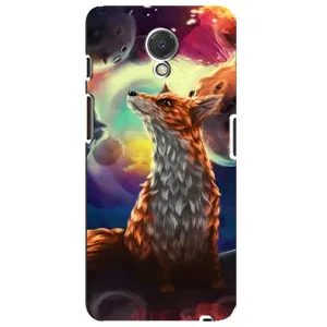 Чехлы с картинкой Лисички для Meizu M6s (VPrint) (Лисица в космосе)