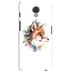 Чехлы с картинкой Лисички для Meizu M6s (VPrint) (Лисичка в цветочках)