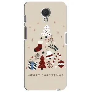 Рождественские, Праздничные Чехлы для Мейзу М6с (Merry Christmas)