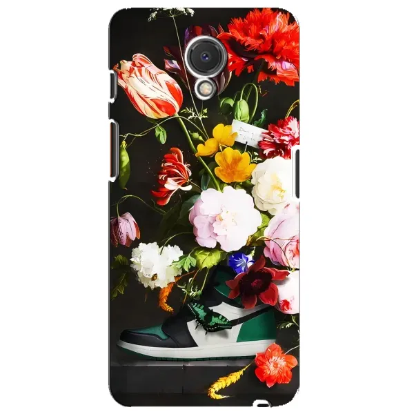 Чохол з принтом «Nike цветы» для Meizu M6s