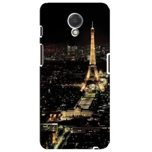 Чехол Эйфелева Башня для Meizu M6s - (AlphaPrint) (Ночной Париж)