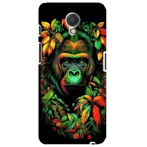 Чехол с Обезьянами Meizu M6s - (AlphaPrint) (Обезьяна в тропиках)