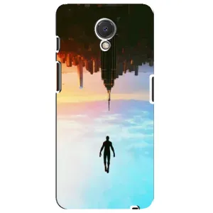 Чехол с человеком пауком для Meizu M6s - (AlphaPrint) (Паук человек)