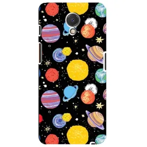 Чохол з принтом «Намальовані планети» для Meizu M6s