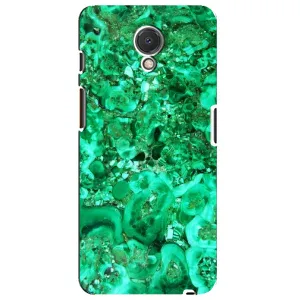 Мраморний чехол на Meizu M6s (VPrint) (Салатовий Мрамор)