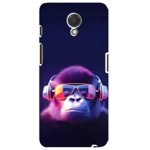 Чехол с Обезьянами Meizu M6s - (AlphaPrint) (Стильная обезьяна)