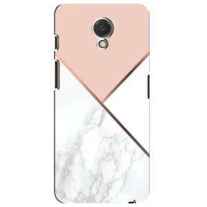 Мраморний чехол на Meizu M6s (VPrint) (Тройний мрамор)