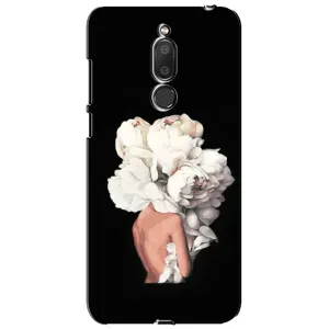 Чехол с принтом «Белые цветы» для Meizu M6T (Meilan 6T)