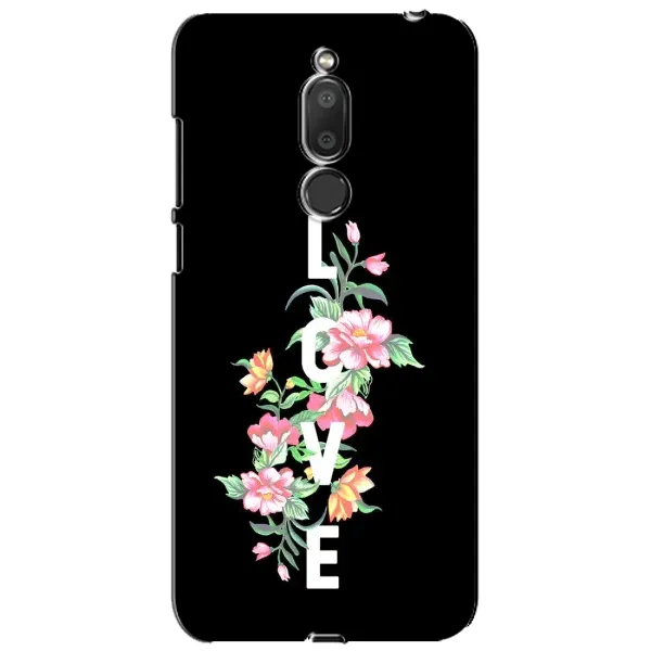Чехол с принтом «Цветы LOVE» для Meizu M6T (Meilan 6T)