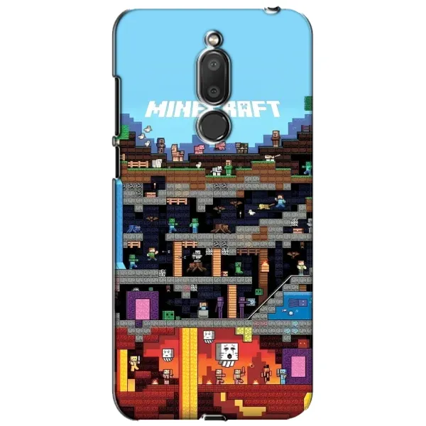 Чехол с принтом «фон Minecraft» для Meizu M6T (Meilan 6T)