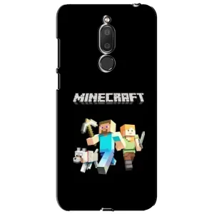 Чохол Майнкрафт на Meizu M6T, Meilan 6T (AlphaPrint) Minecraft (герої Minecraft)