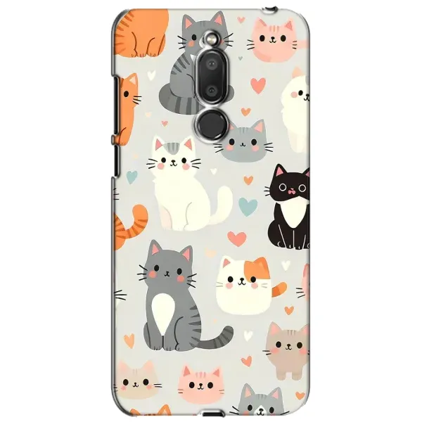 Чохол з принтом «Колаж котів» для Meizu M6T (Meilan 6T)